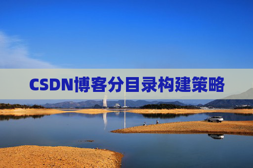 CSDN博客分目录构建策略